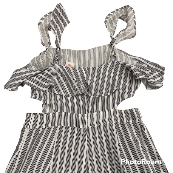 - A. Calin By Flying Tomato woman jumpsuit striped black and white size S - Picture 5 of 11